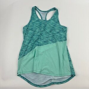 Zelos Athletic Tank Top Womens Small Green Racer Back